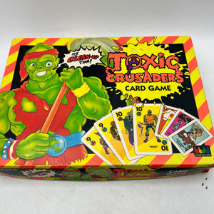 Toxic Crusaders Card Game Authentic 1991 Troma, Inc International Games FRENLY BRICKS - Open 7 Days
