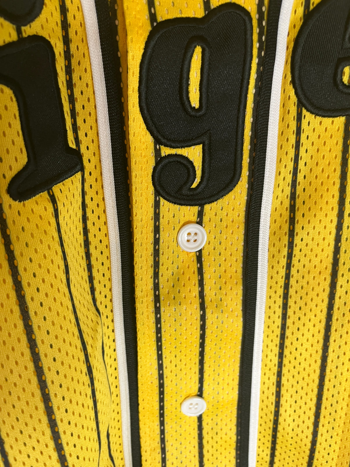 Nippon Baseball Hanshin Tigers Yellow/Black Blank Jersey Large, photo 10 image 10