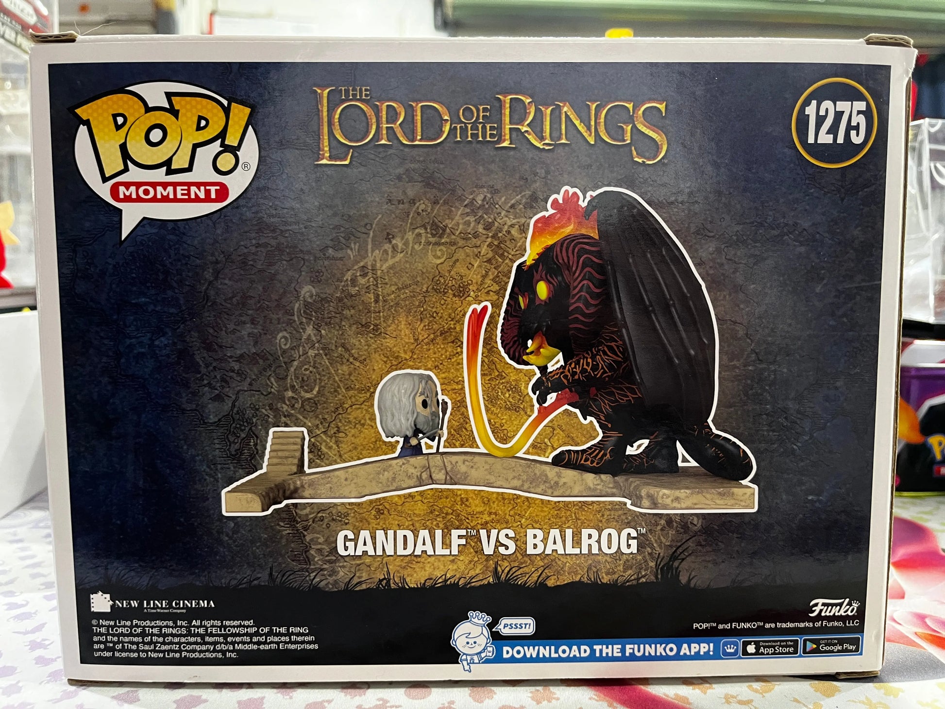 Funko Pop Vinyl Moments The Lord of The Rings Gandalf Vs Balrog #1275 FRENLY BRICKS - Open 7 Days