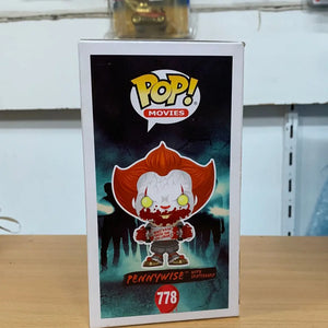 Funko Pop! Vinyl Movies It Chapter Two Pennywise with Skateboard 778 + Protector FRENLY BRICKS - Open 7 Days