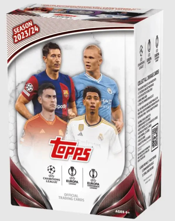 2023-24 Topps UEFA Club Competitions Soccer Value Box FRENLY BRICKS - Open 7 Days