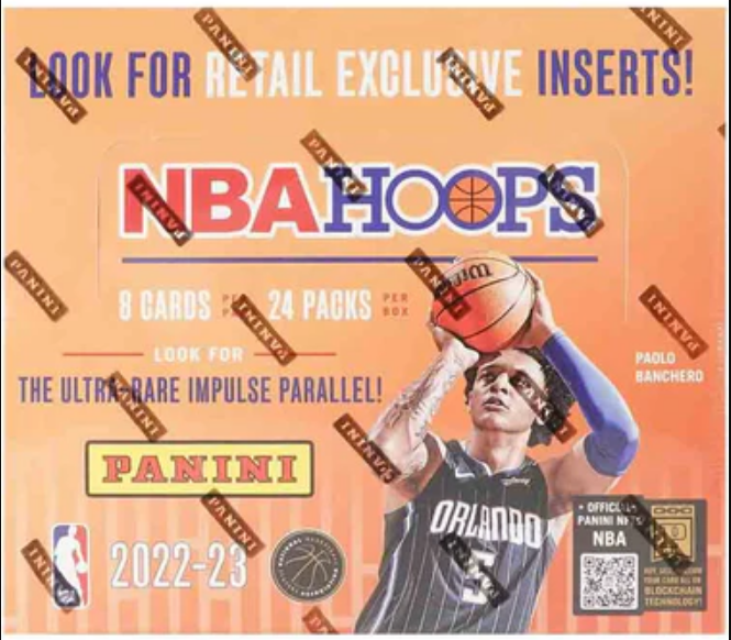 2022-23 Panini NBA Hoops Basketball Retail Box FRENLY BRICKS - Open 7 Days