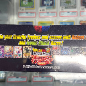 Dragon Ball Super Card Game Universal Onslaught Booster Box Factory Sealed FRENLY BRICKS - Open 7 Days