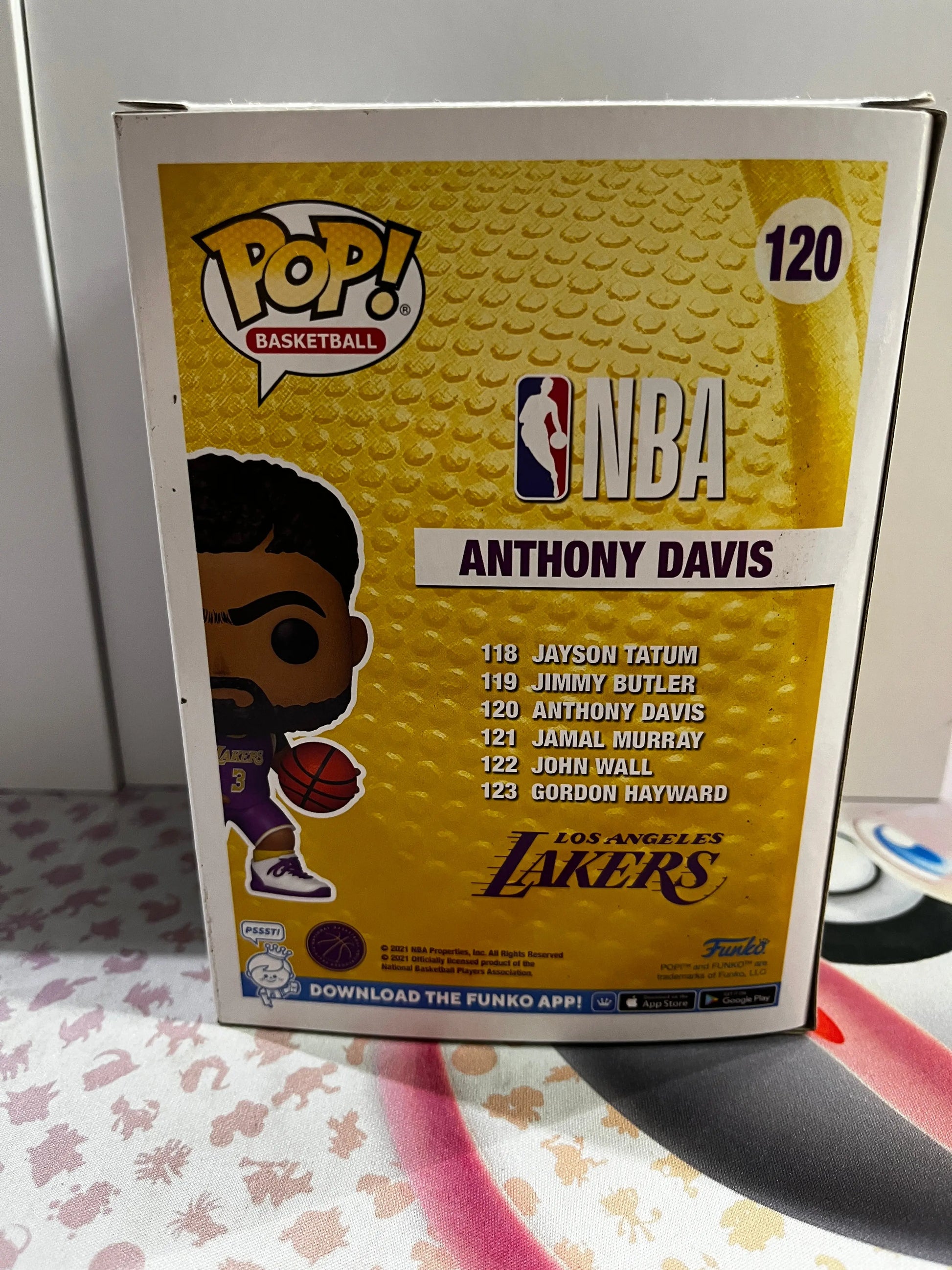 Funko Pop Vinyl basketball Lakers Anthony Davis #120 FRENLY BRICKS - Open 7 Days