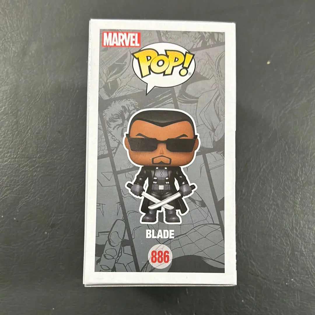 Pop Vinyl Marvel #886 Blade 2021 Virtual Funkon FRENLY BRICKS - Open 7 Days