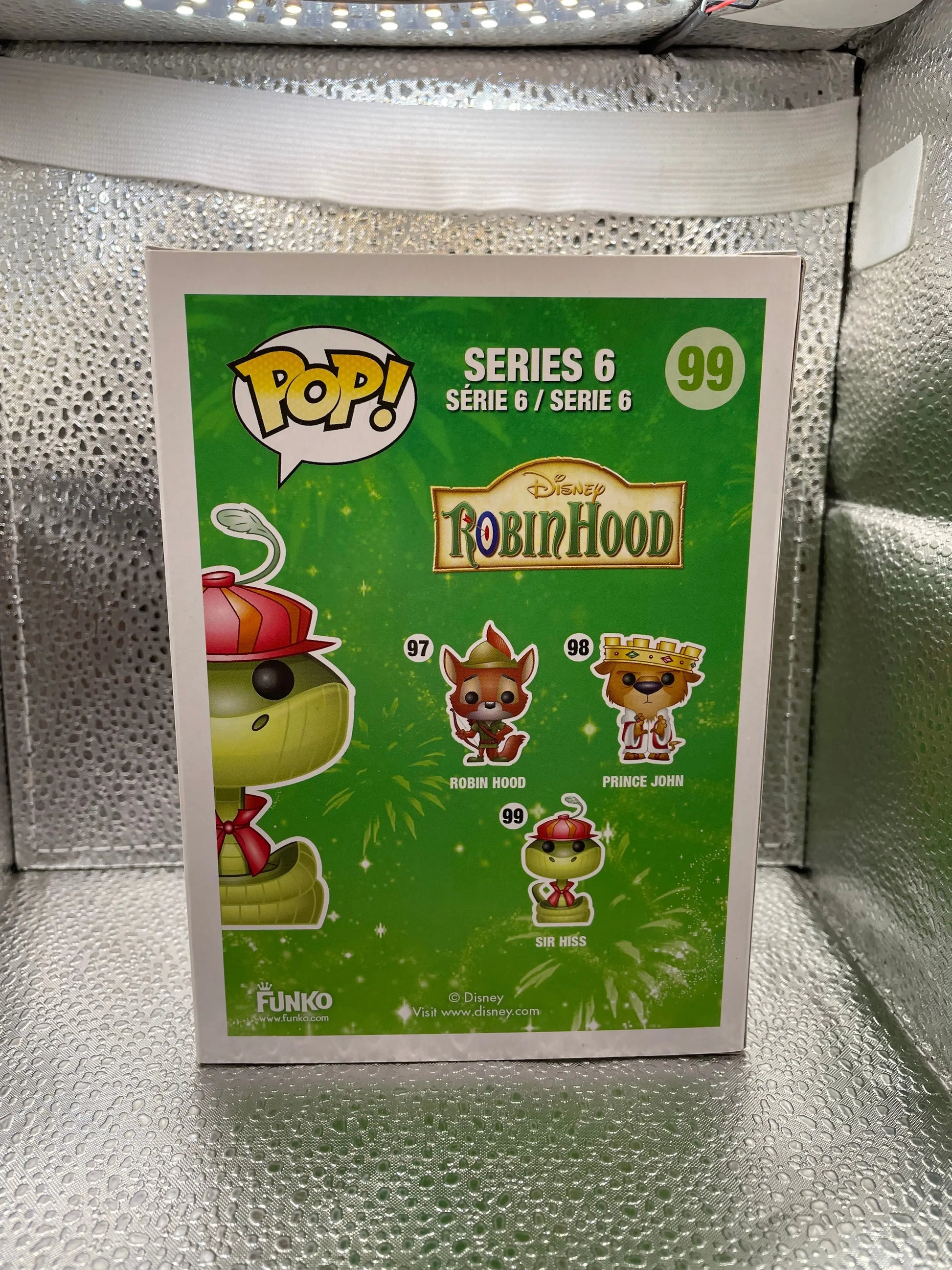 Sir Hiss Pop 99 - Disney Robin Hood Funko Pop! Vinyl 2014 Vaulted + Protector FRENLY BRICKS - Open 7 Days