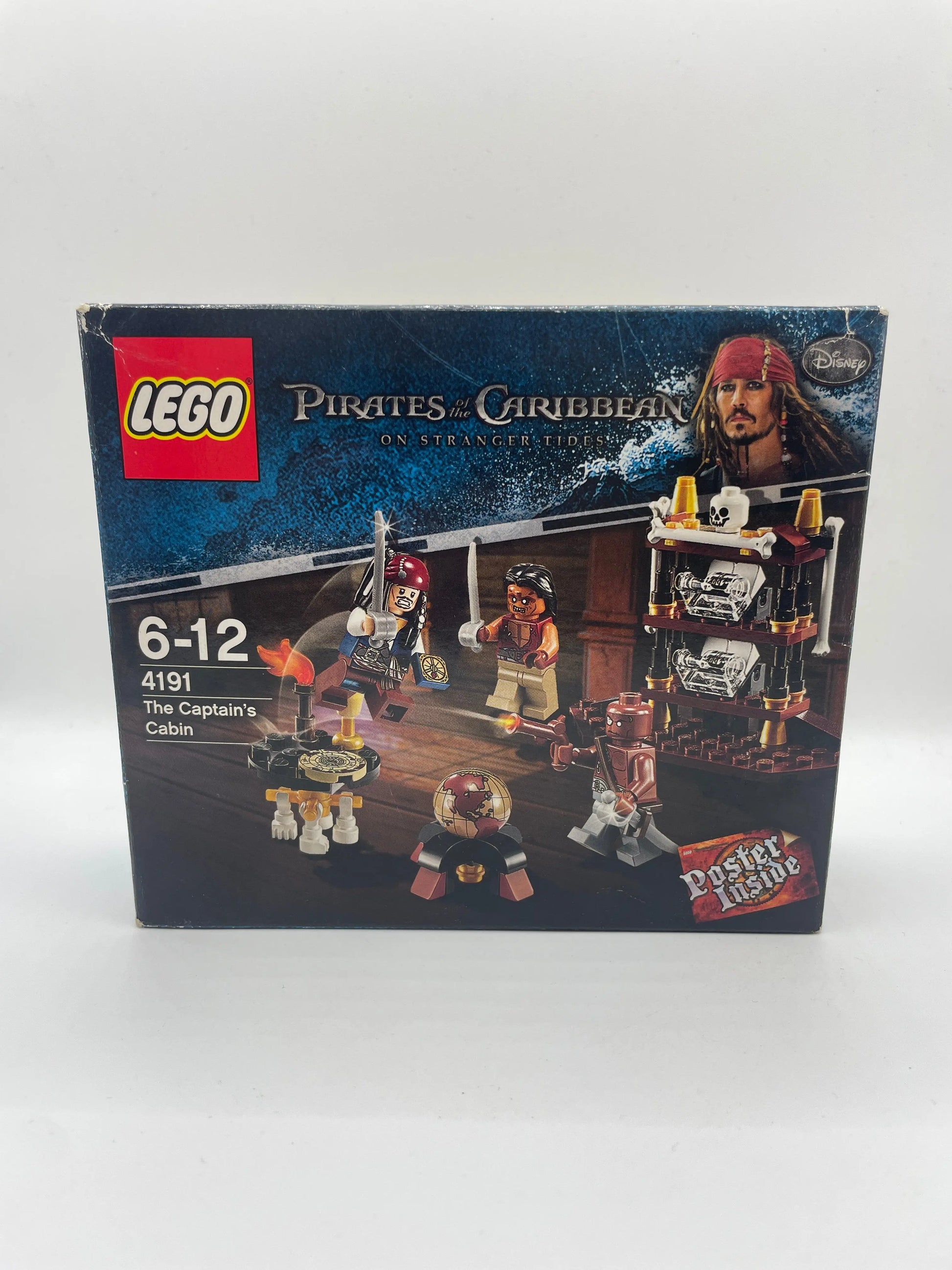 LEGO Pirates of the Caribbean - 4191 The Captains Cabin - Sealed - See photos for condition - As is FRENLY BRICKS - Open 7 Days