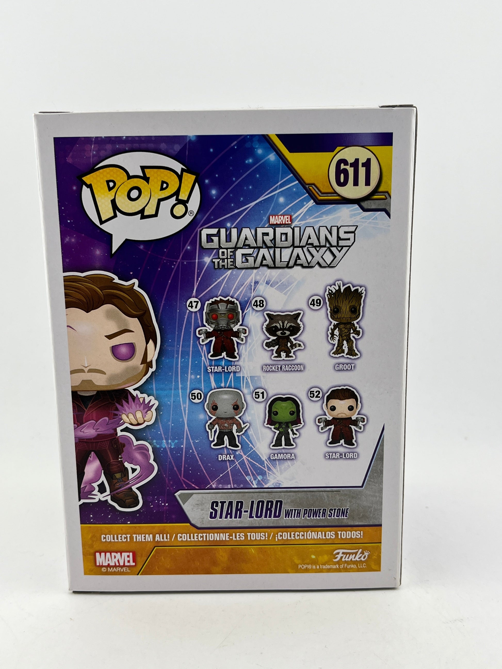 Funko POP! Marvel Guardians Of The Galaxy - Star Lord With Power Stone #611 - Exclusive FRENLY BRICKS - Open 7 Days