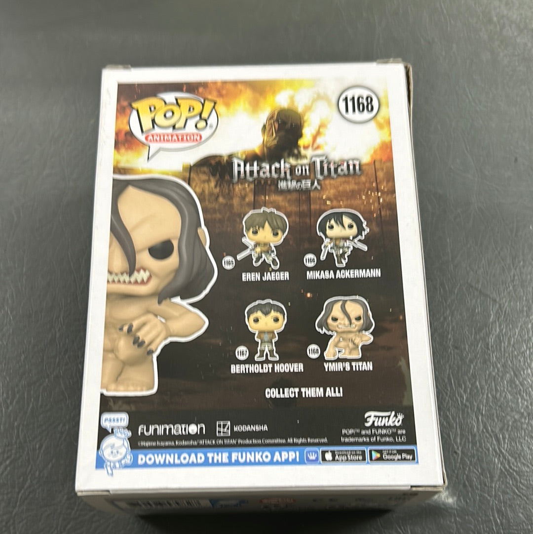 Pop Vinyl 1168 Attack On Titan Ymir’s Titan FRENLY BRICKS - Open 7 Days