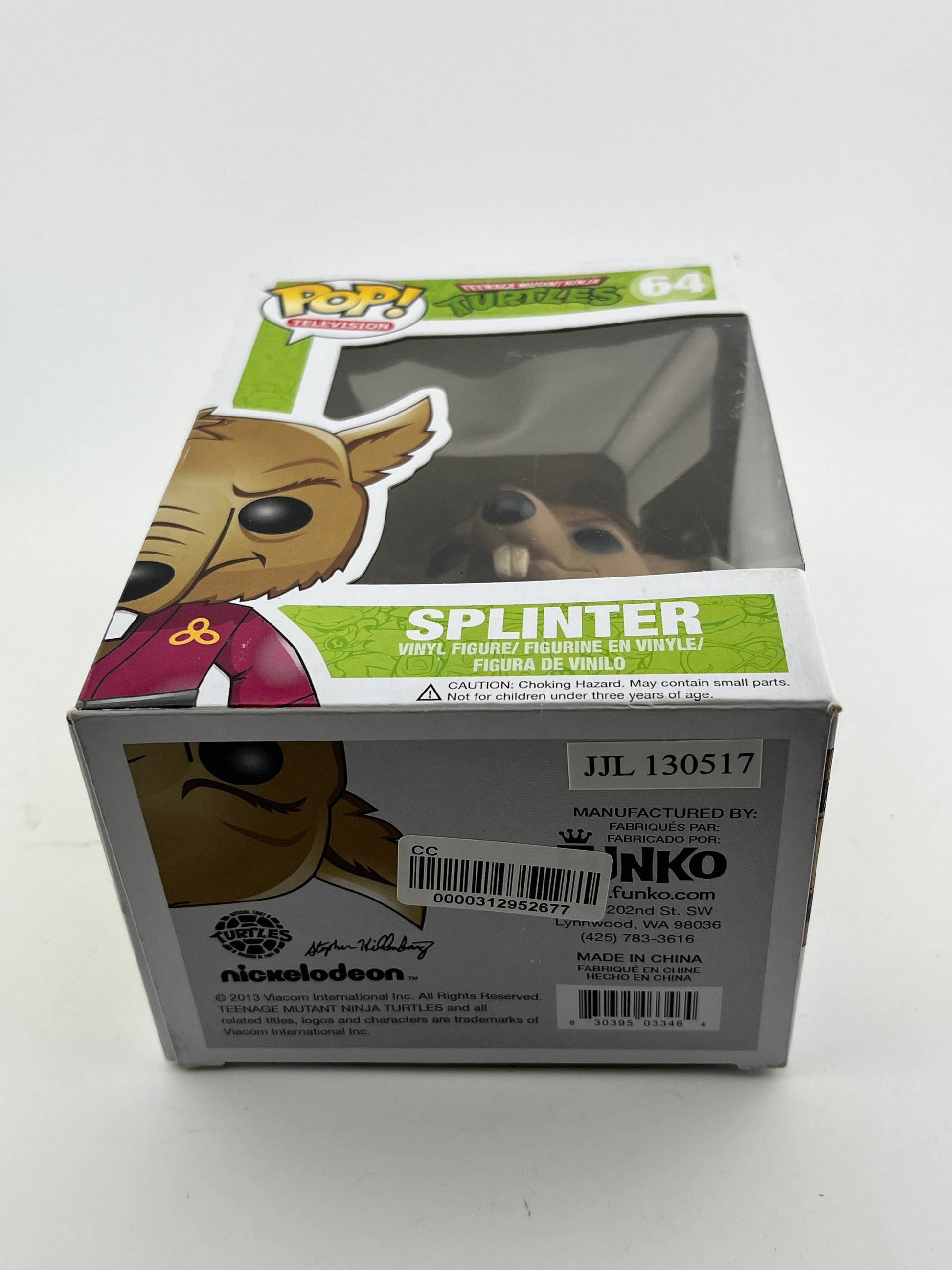 Funko POP! Television Teenage Mutant Ninja Turtles - Splinter #64 - Vinyl Collectable FRENLY BRICKS - Open 7 Days