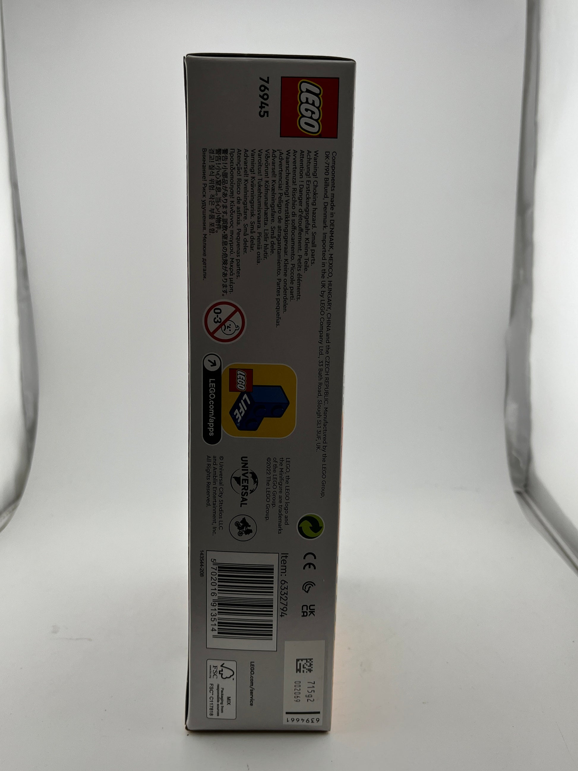 Lego Jurassic World Dominion - Atrociraptor Dinosaur: Bike Chase 76946 - Sealed FRENLY BRICKS - Open 7 Days