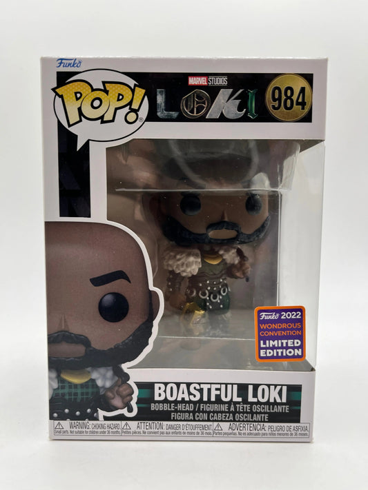Funko POP! Marvel Studios Loki Boastful Loki #984 Limited Edition - Vinyl Collectable FRENLY BRICKS - Open 7 Days