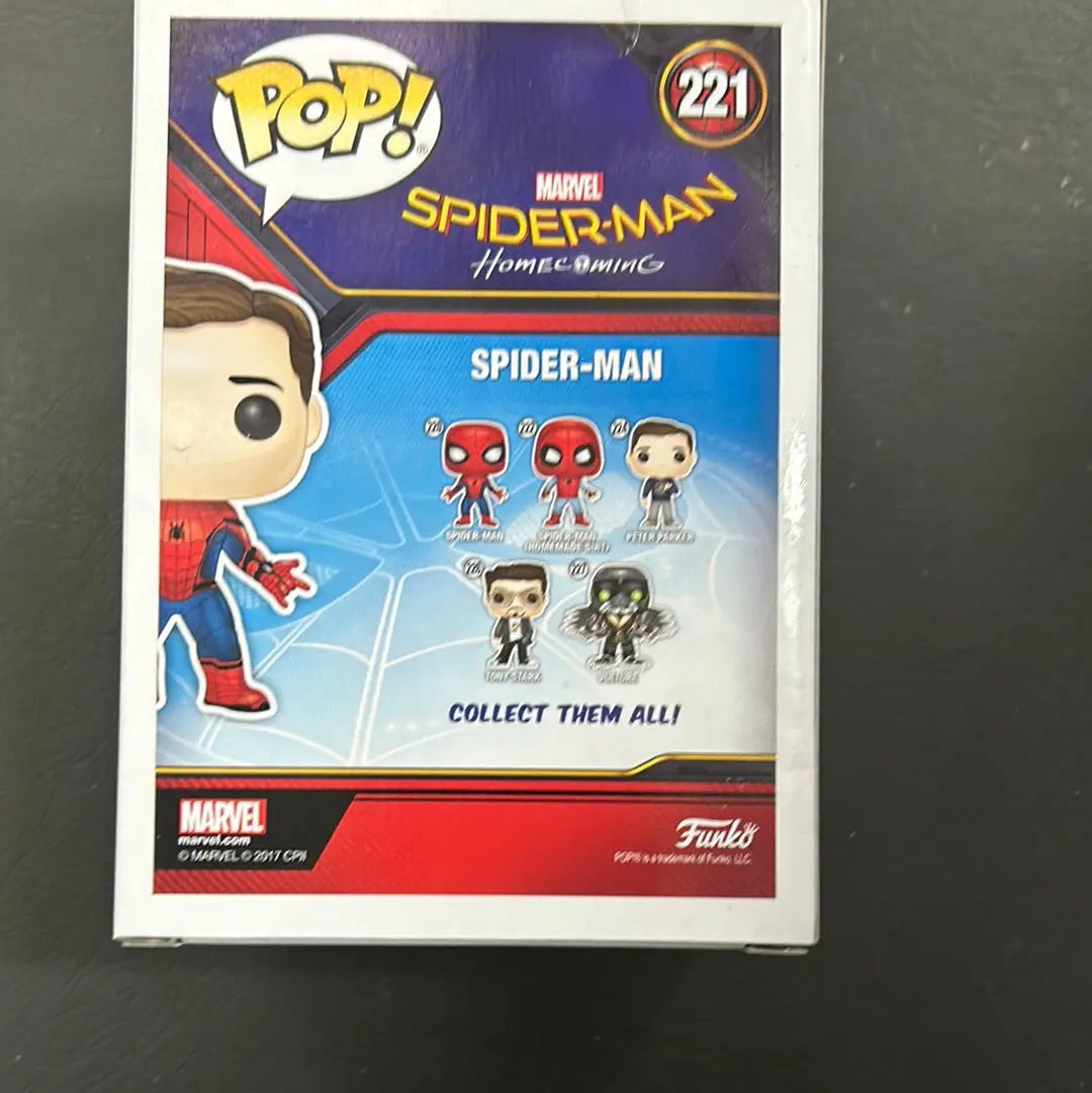 Funko POP! Marvel Spider-Man Home Coming #221 Bobble Head FRENLY BRICKS - Open 7 Days
