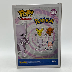 Funko POP! Games Pokémon - Mewtwo #581 - Flocked - 2020 Exclusive FRENLY BRICKS - Open 7 Days