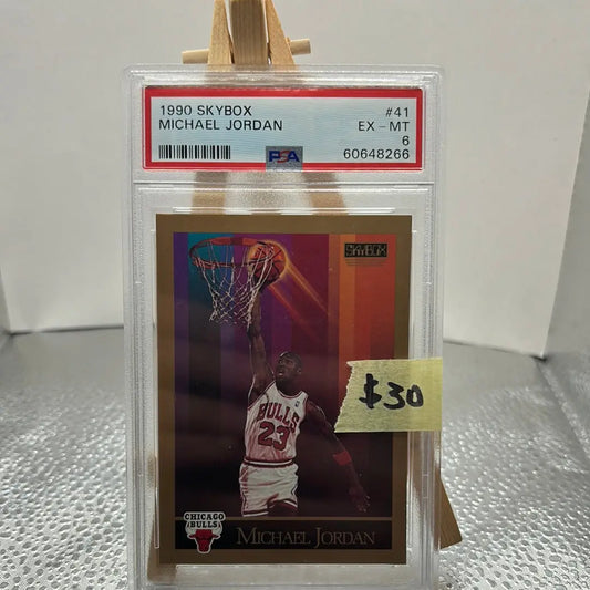 Michael Jordan 1990 Skybox PSA 6 Graded FRENLY BRICKS