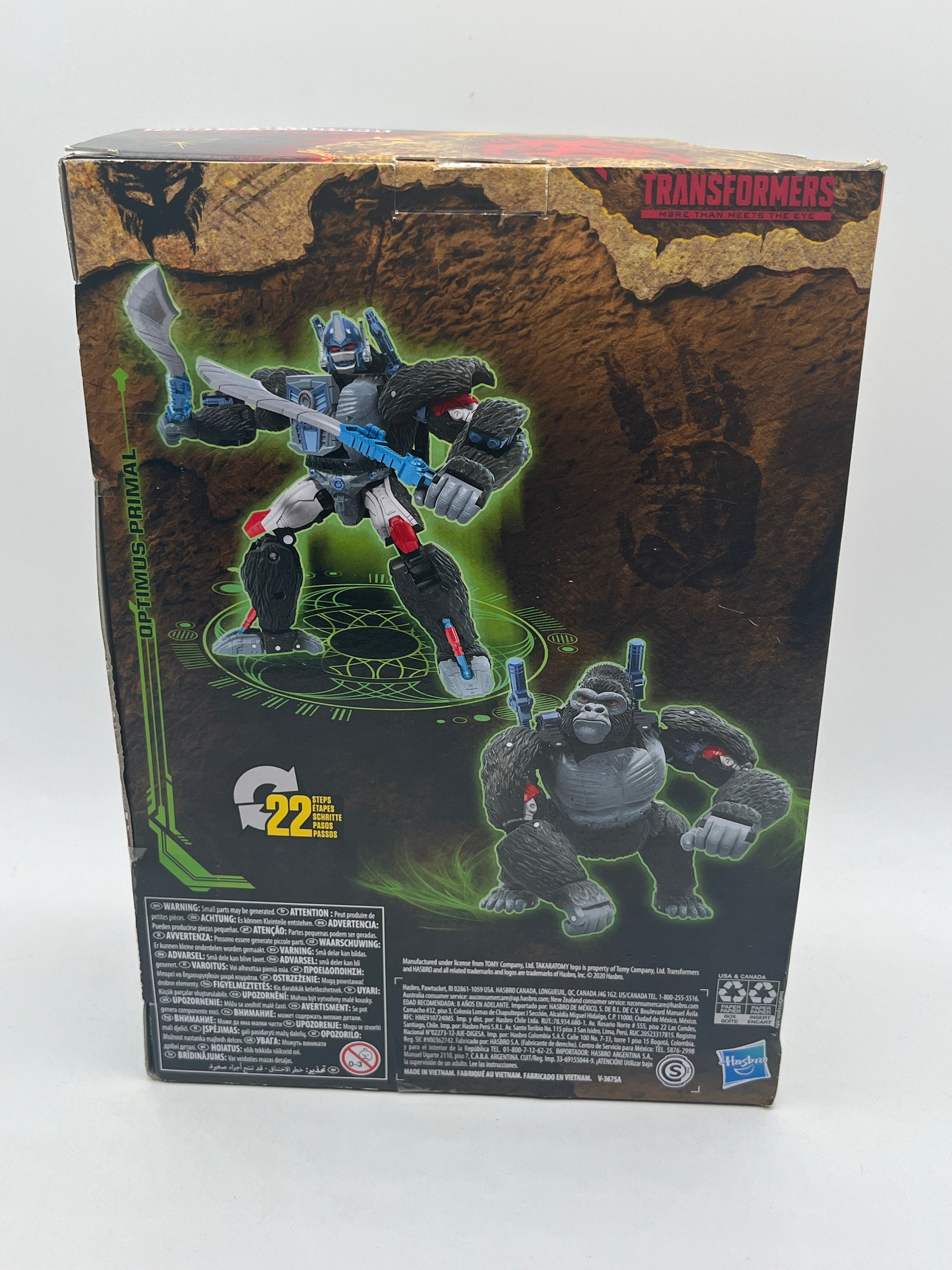 Transformers WFC Kingdom 7" Figure Voyager Optimus Primal WFC-K8 FRENLY BRICKS - Open 7 Days