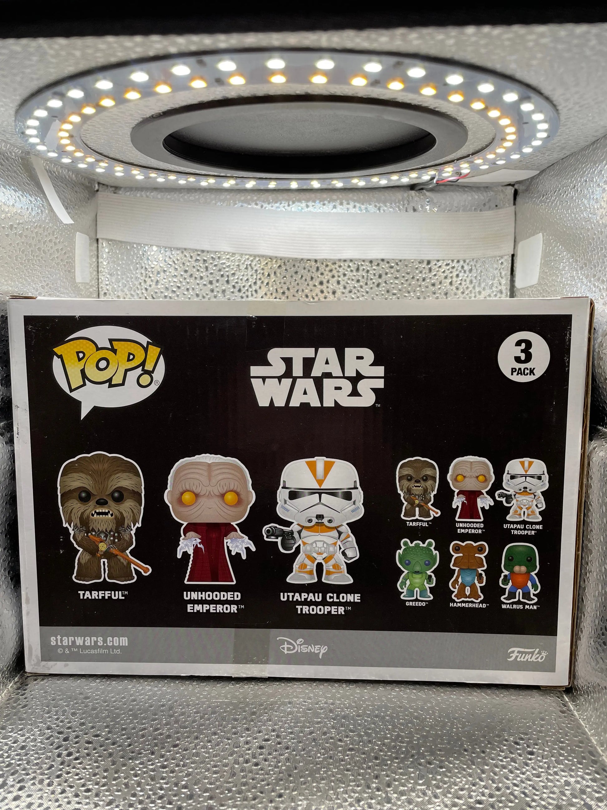 StarWars Pop! Funko 3 Pack Tarfful/Unhooded Emperor/ Utapau Clone Trooper FRENLY BRICKS - Open 7 Days