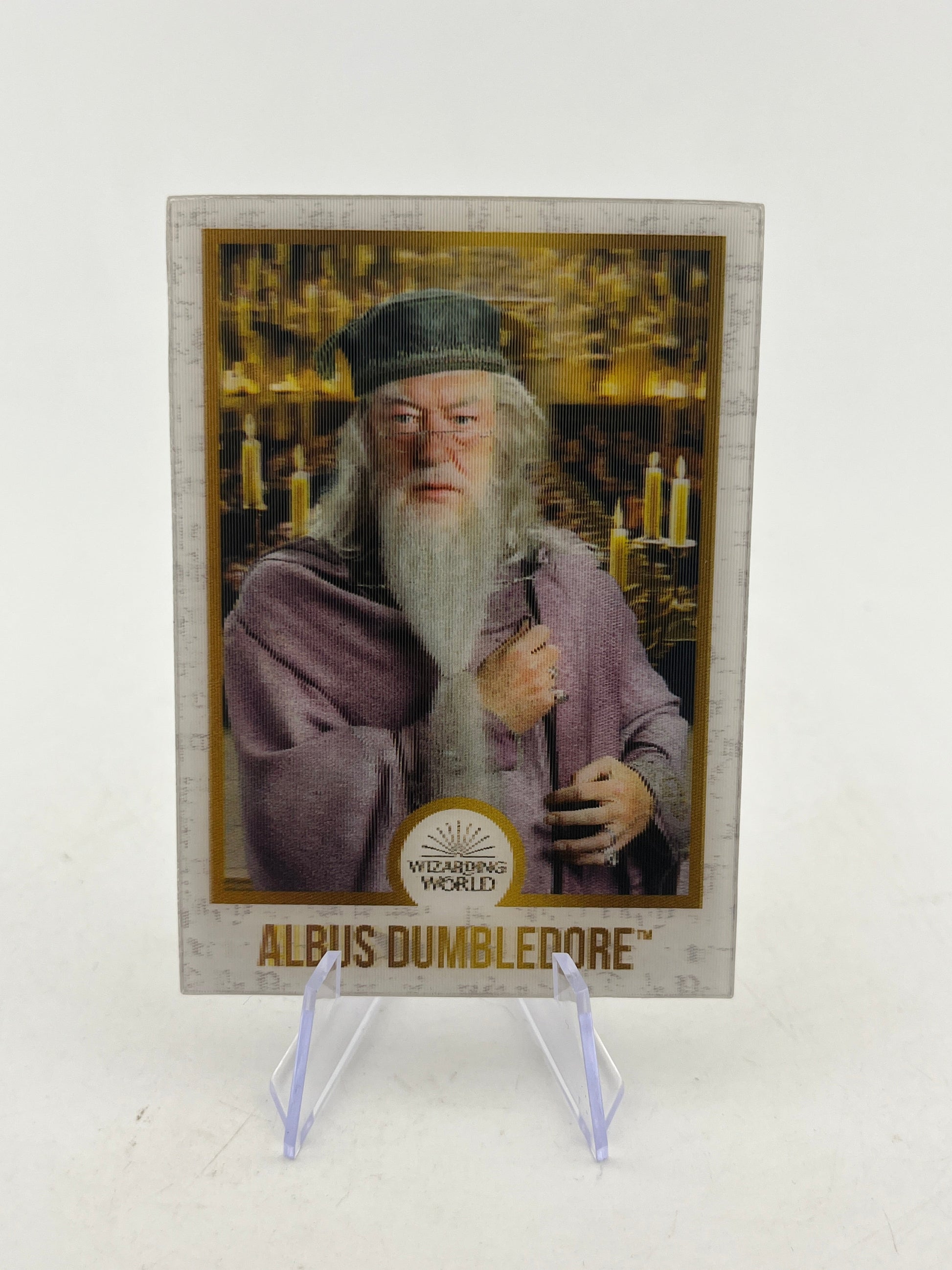 Albus Dumbledore Lenticular3D Wizard Collectible ChocolateFrog Card Harry Potter FRENLY BRICKS - Open 7 Days