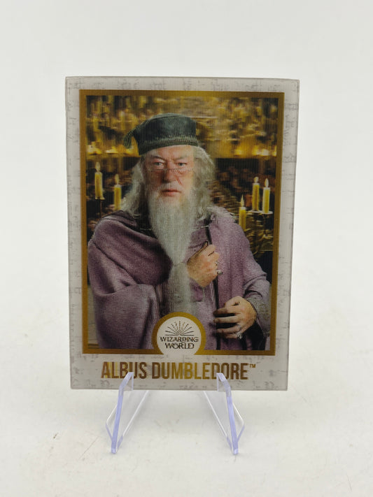 Albus Dumbledore Lenticular3D Wizard Collectible ChocolateFrog Card Harry Potter FRENLY BRICKS - Open 7 Days