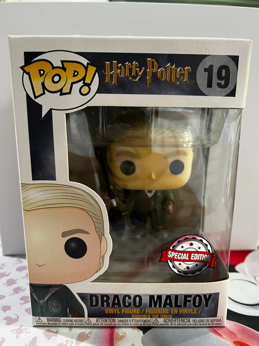 Funko Pop Vinyl Harry Potter Special Edition Draco Malfoy #19 FRENLY BRICKS - Open 7 Days