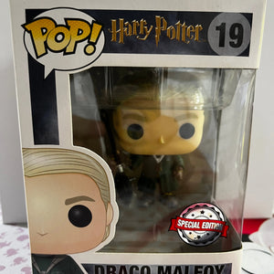 Funko Pop Vinyl Harry Potter Special Edition Draco Malfoy #19 FRENLY BRICKS - Open 7 Days