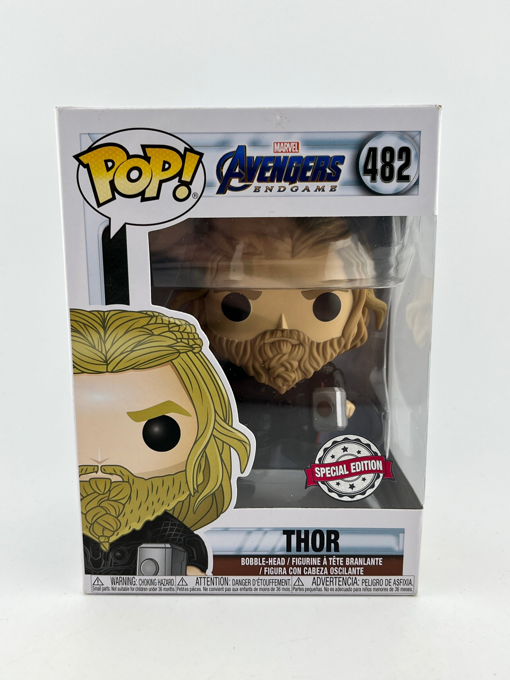 Funko POP! Marvel Avengers Endgame - Thor #482 - Special Edition FRENLY BRICKS - Open 7 Days