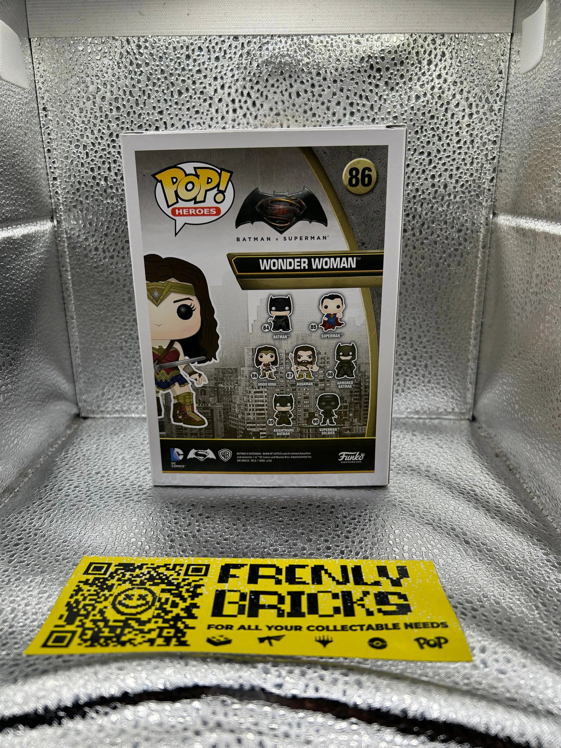 POP! BATMAN V SUPERMAN WONDER WOMAN #86 FRENLY BRICKS - Open 7 Days