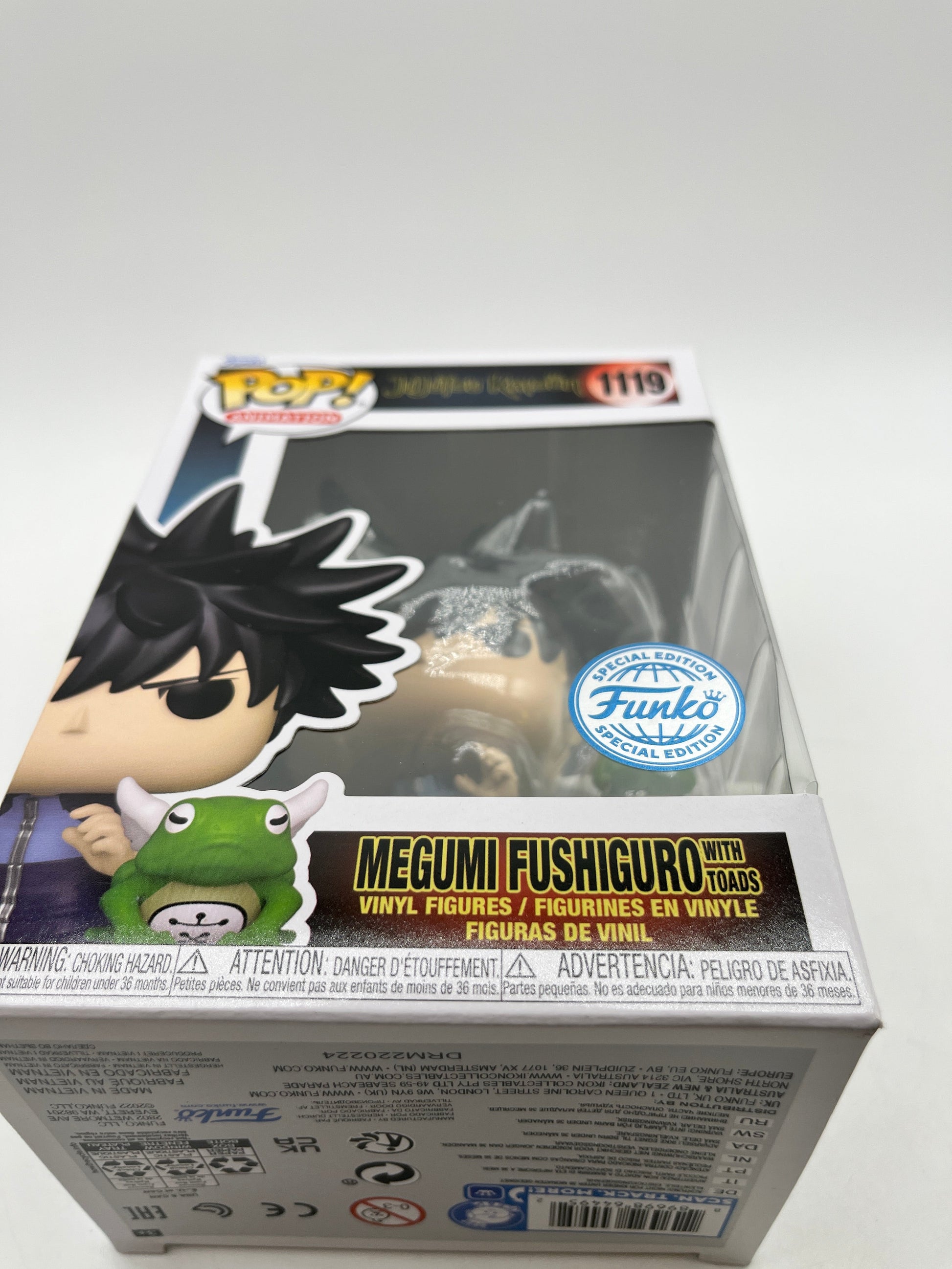 Funko POP! Animation JuJutsu Kaisen - Megumi Fushiguro With Toads #1119 - Vinyl Collectable FRENLY BRICKS - Open 7 Days