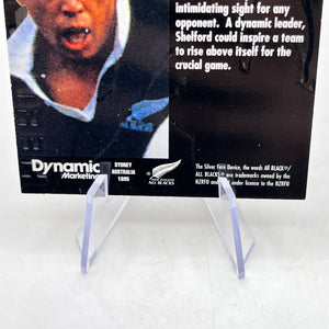 1995 New Zealand All Blacks Rugby Union Card - H5 Wayne Shelford FRENLY BRICKS - Open 7 Days