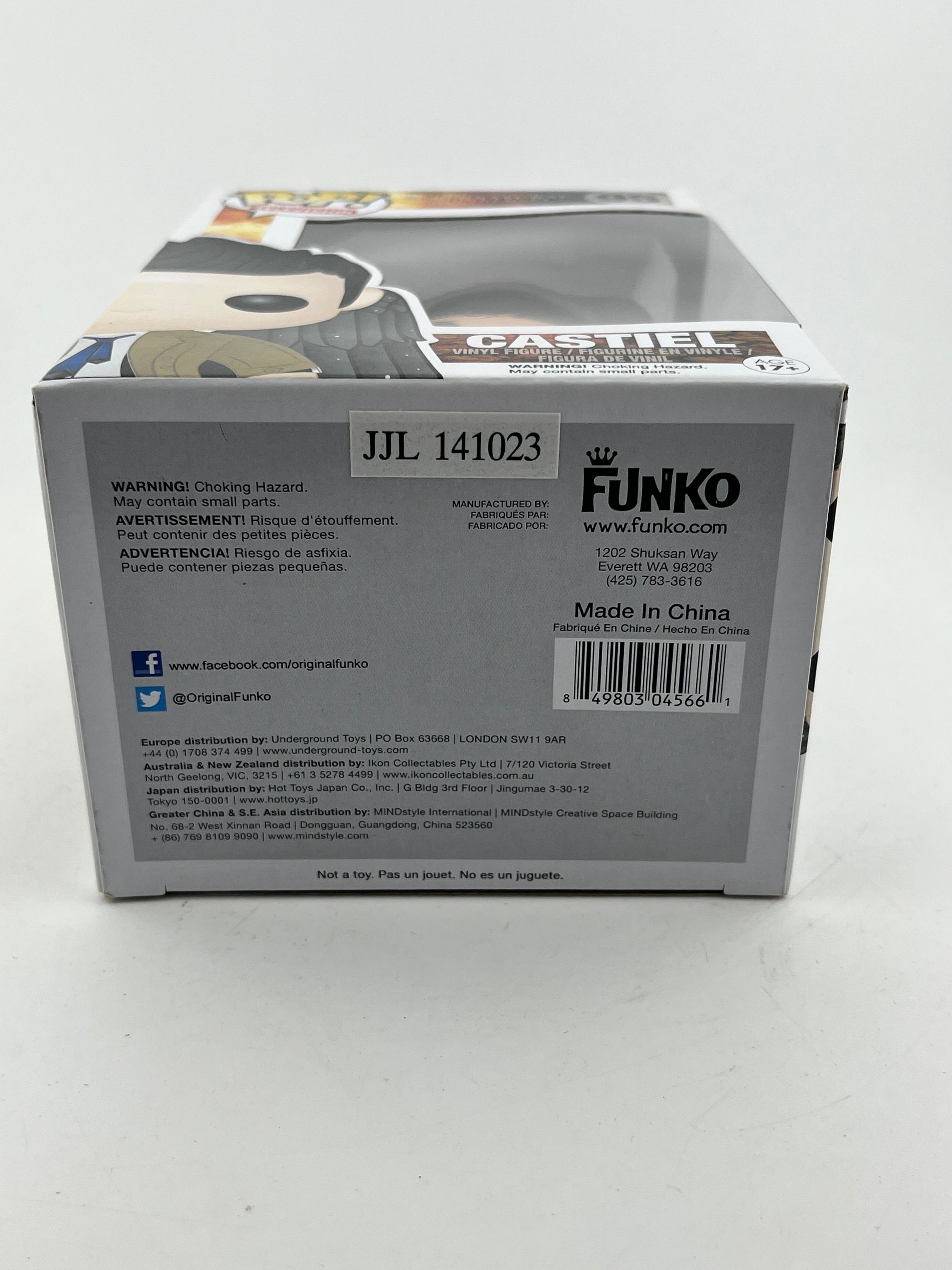 Funko POP! Television Supernatural - Castiel #95 - Vinyl Collectable FRENLY BRICKS - Open 7 Days