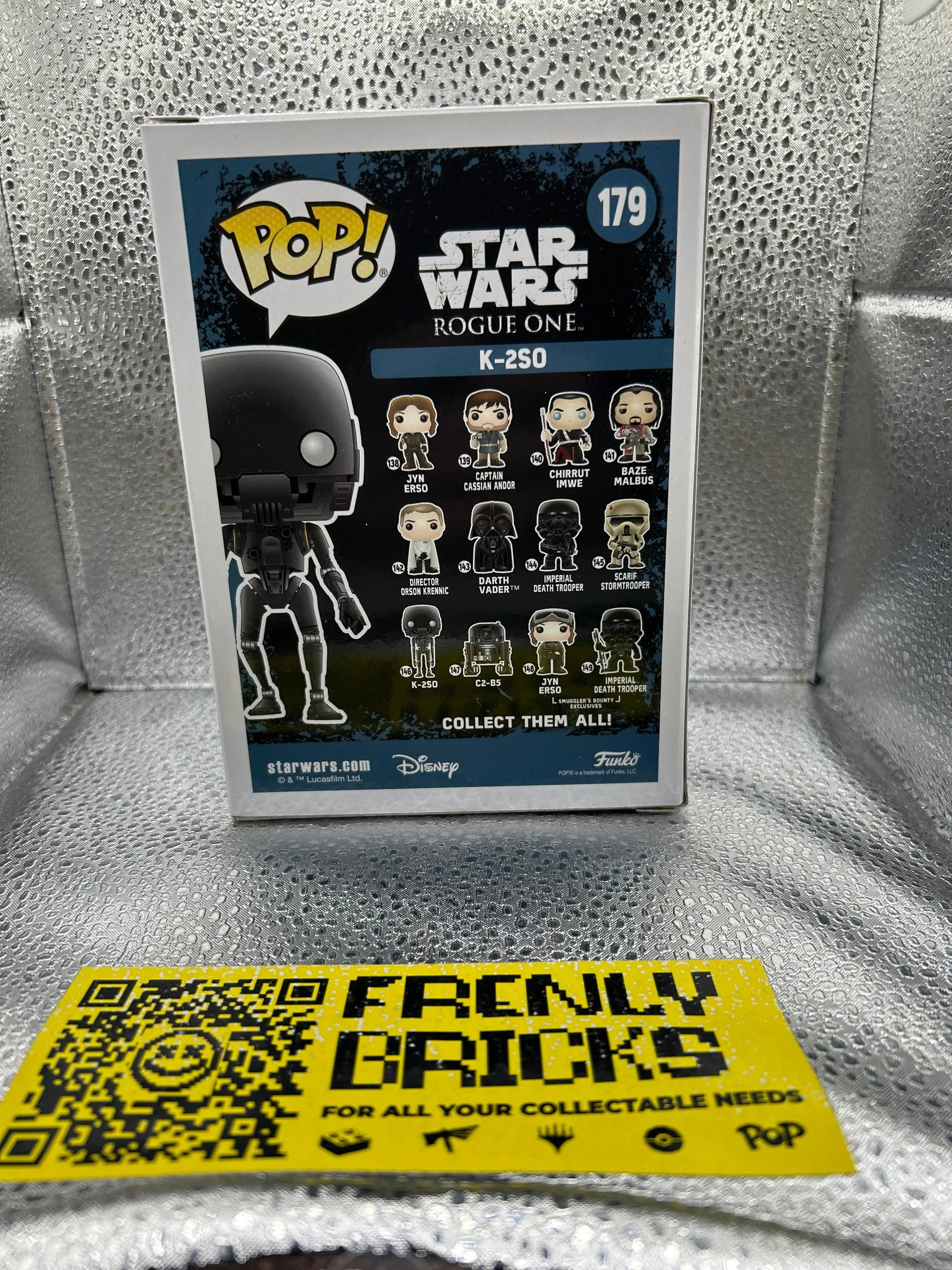 Pop Vinyl Star Wars #179 K-2SO FRENLY BRICKS - Open 7 Days