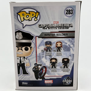 Funko POP! Marvel Captain America The Winter Solider - Stan Lee #283 FRENLY BRICKS - Open 7 Days