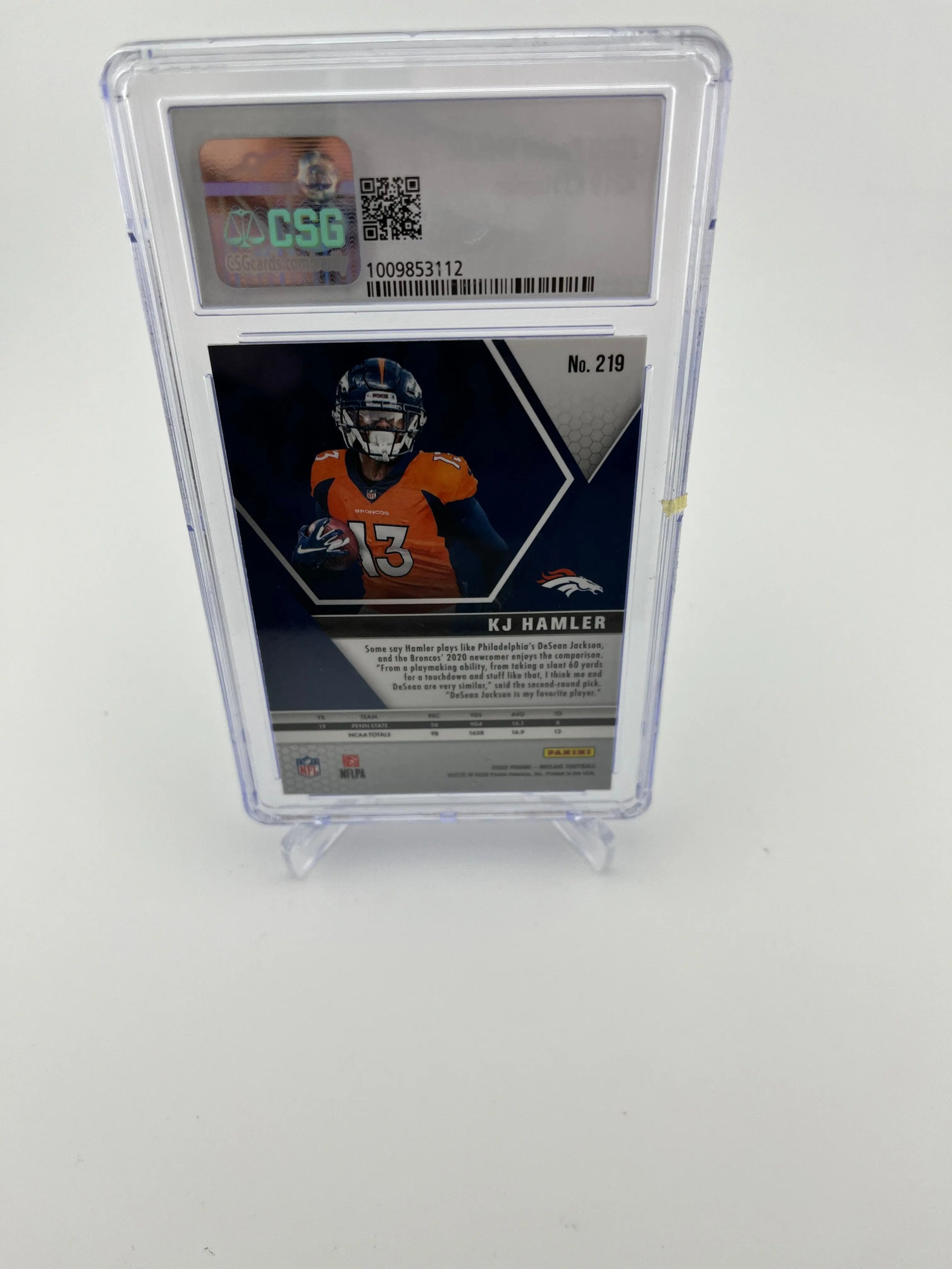 NFL Player Card Lot #7 Autographed/Graded/Numbered FRENLY BRICKS - Open 7 Days