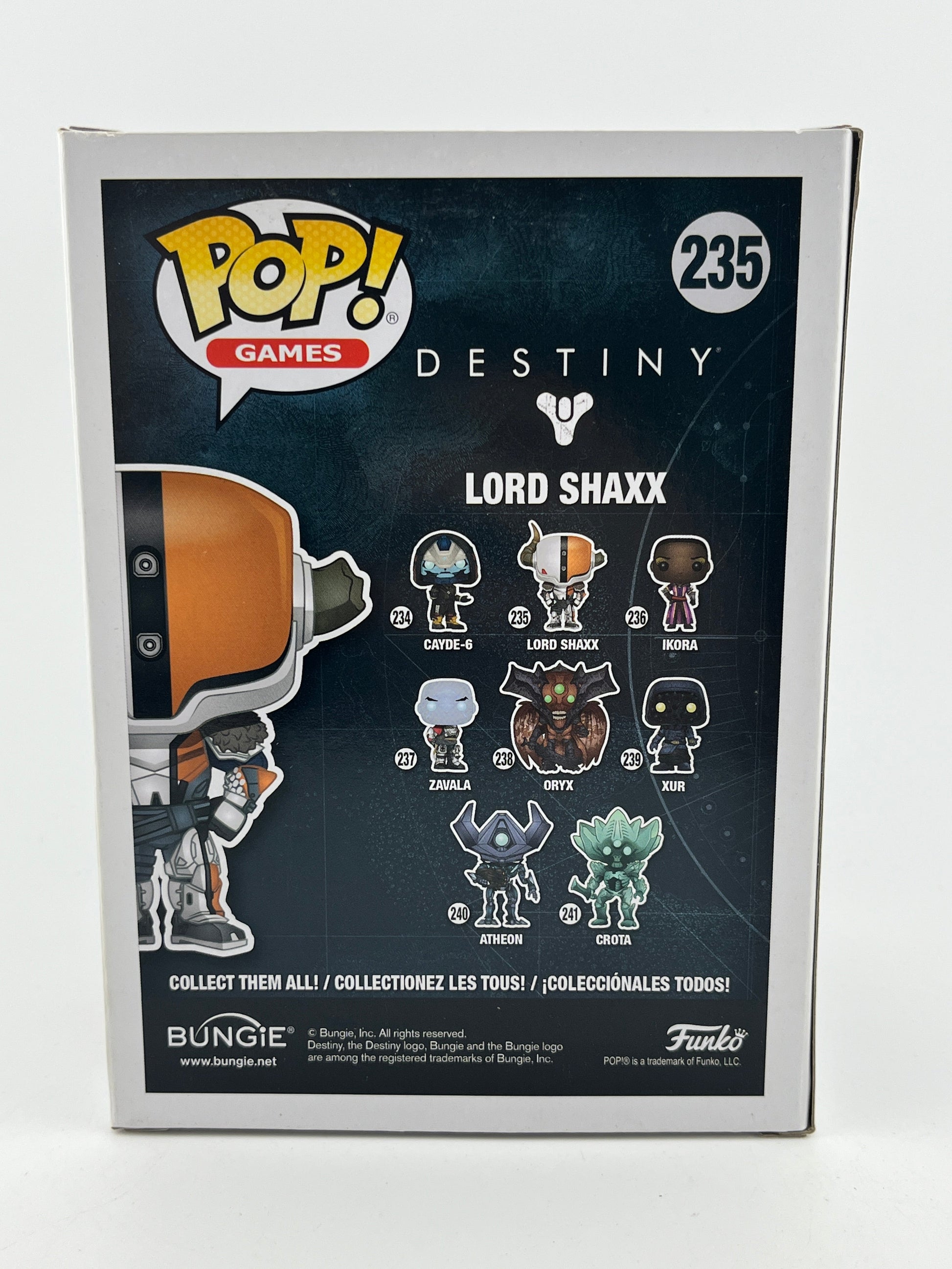 Funko POP! Games Destiny - Lord Shaxx #235 - Vinyl Collectable FRENLY BRICKS - Open 7 Days