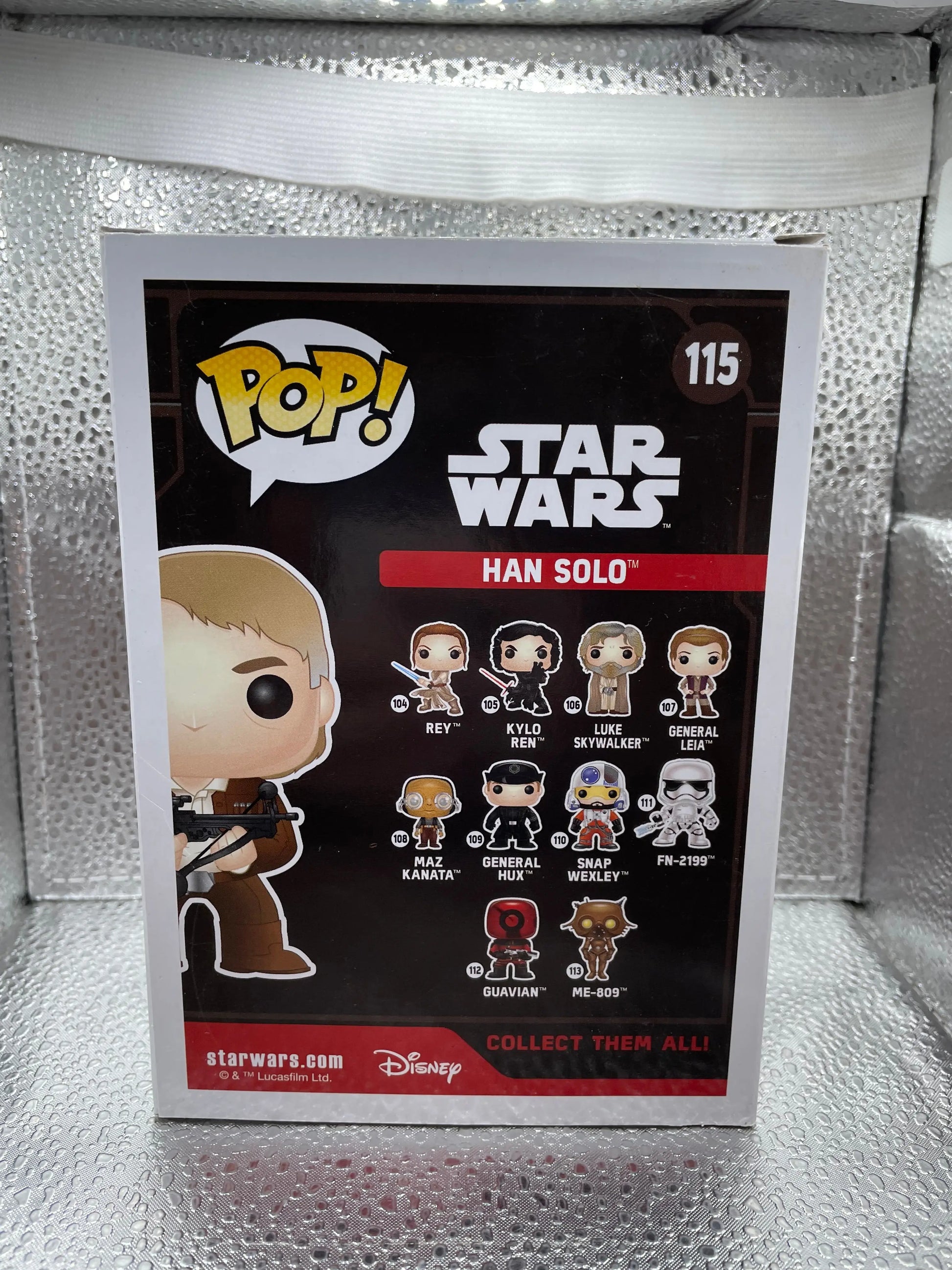 Star Wars Pop Han Solo 2016 Summer Convention Exclusive Pop! Vinyl  115 FRENLY BRICKS - Open 7 Days