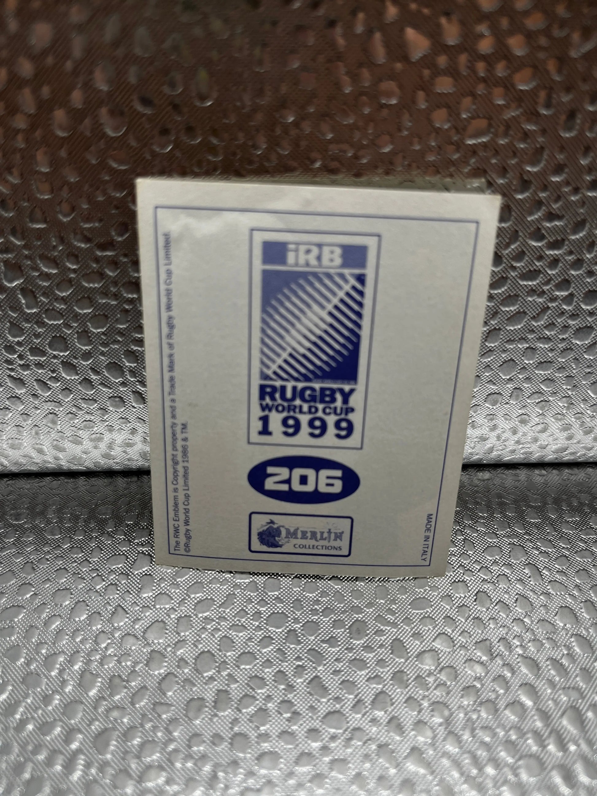 Australia Wallabies Rugby World Cup 1999 #206 FRENLY BRICKS - Open 7 Days