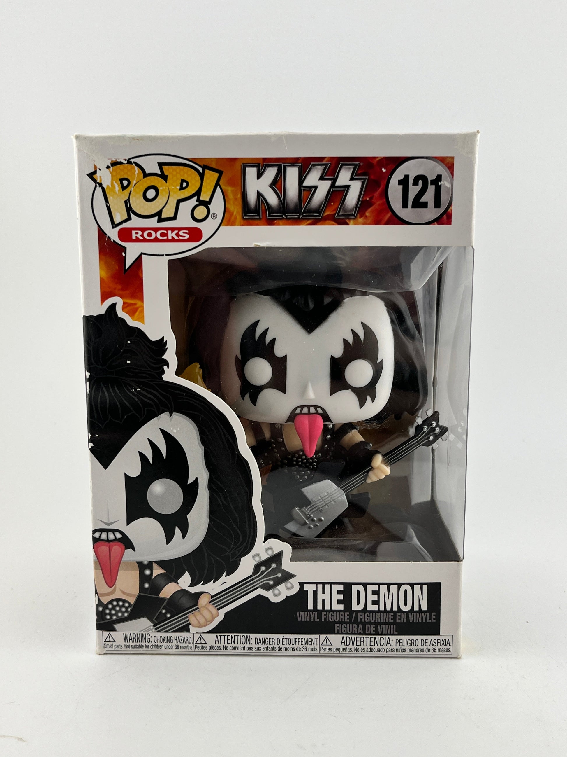 Funko POP! Rocks Kiss - The Demon #121 - Vinyl Collectable FRENLY BRICKS - Open 7 Days