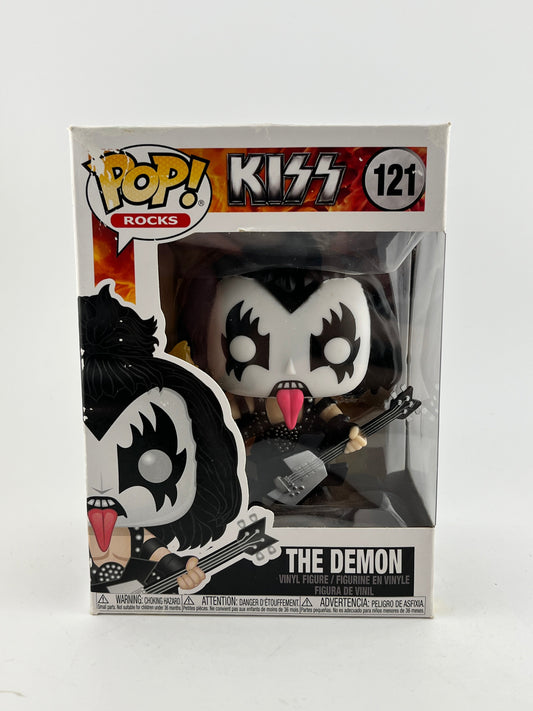 Funko POP! Rocks Kiss - The Demon #121 - Vinyl Collectable FRENLY BRICKS - Open 7 Days