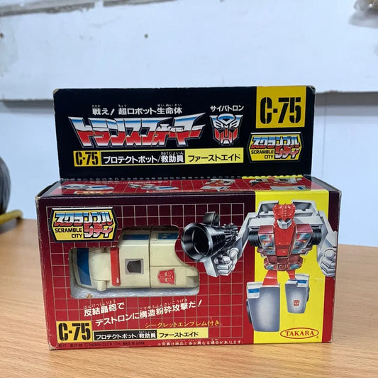 Takara Protect Bot Rescuer At The Time Trans Formers C-75 First Aid Management N FRENLY BRICKS - Open 7 Days