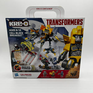 Hasbro Transformers KRE-O Cell Block Breakout Set Dino Force FRENLY BRICKS - Open 7 Days