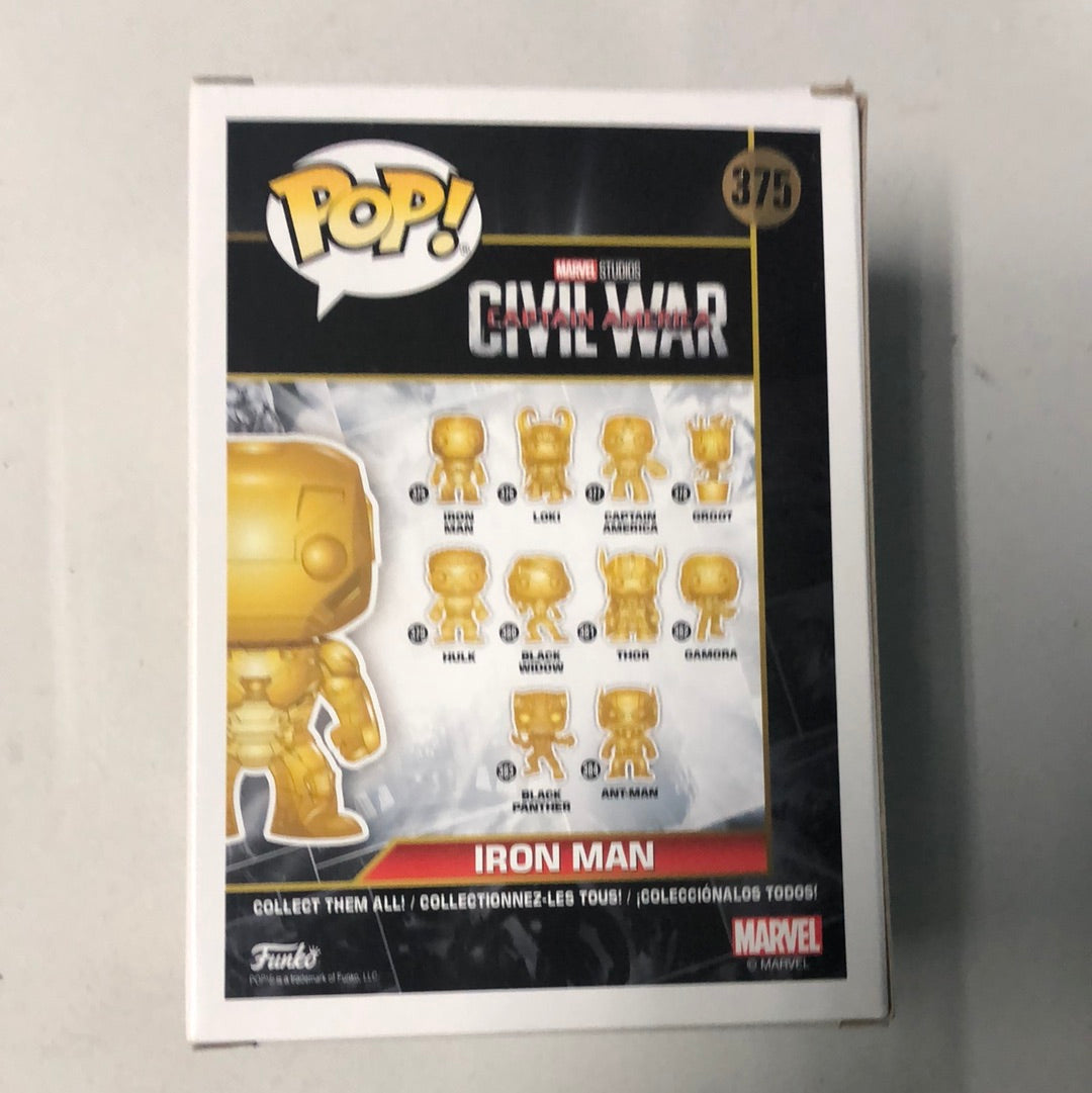 375 Iron Man (Gold) FUNKO POP VINYL FRENLY BRICKS - Open 7 Days