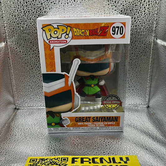 Pop Vinyl Dragon Ball Z 970 Great Saiaman FRENLY BRICKS - Open 7 Days