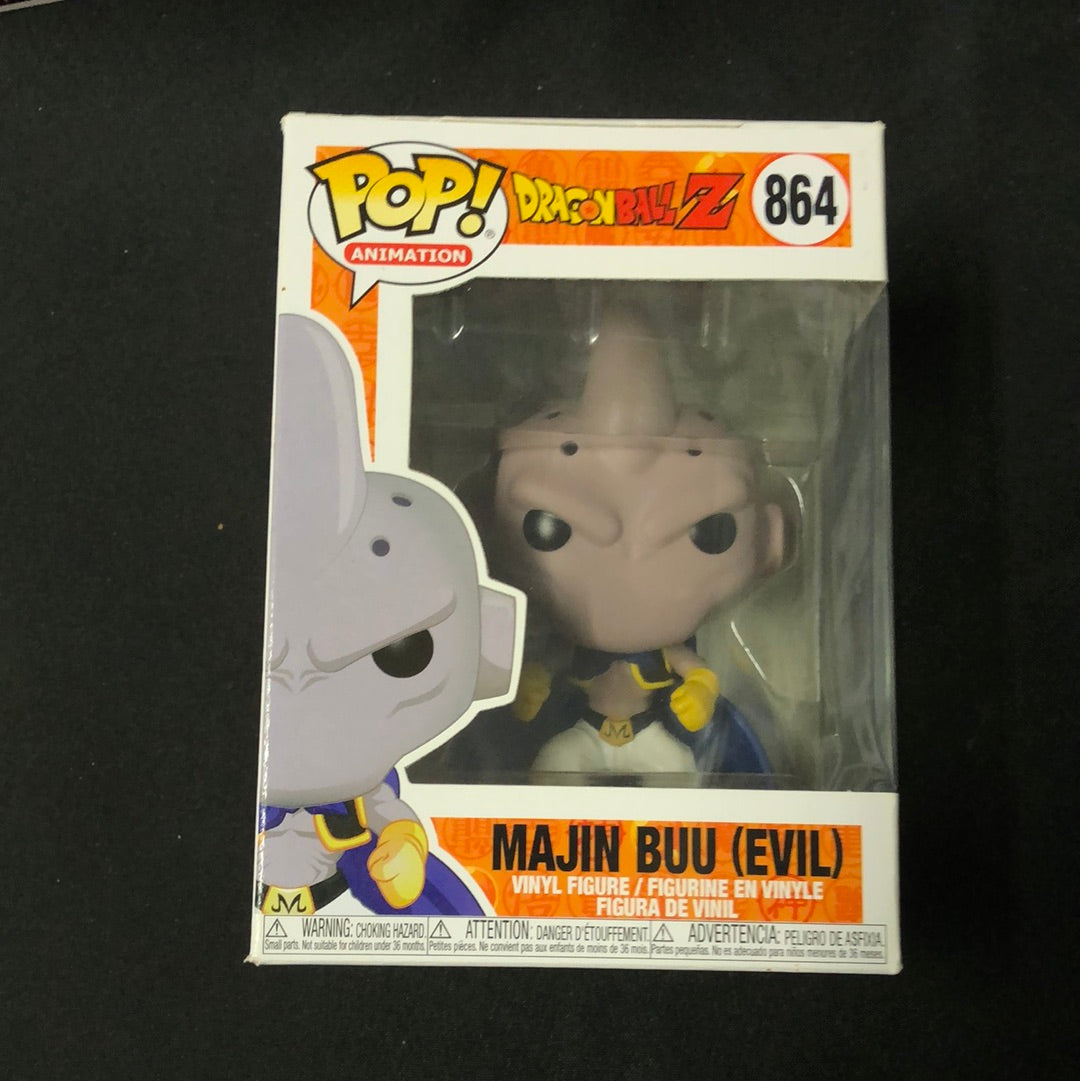 DRAGON BALL Z - MAJIN BUU (EVIL) 3.75" POP VINYL FIGURE FUNKO POP 864 ANIMATION FRENLY BRICKS - Open 7 Days