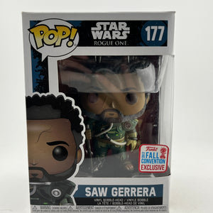 Funko POP! Star Wars - Saw Gerrera #177 - 2017 Fall Exclusive FRENLY BRICKS - Open 7 Days