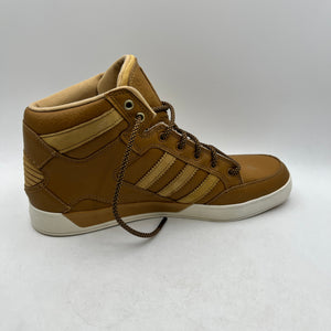 Adidas Tan Brown Leather High Top Shoes - Men’s US 10.5 - Used FRENLY BRICKS - Open 7 Days