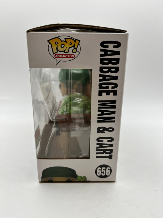 Funko POP! Animation Avatar The Last Air Bender - Cabbage Man & Cart #656 - Vinyl Collectable FRENLY BRICKS - Open 7 Days