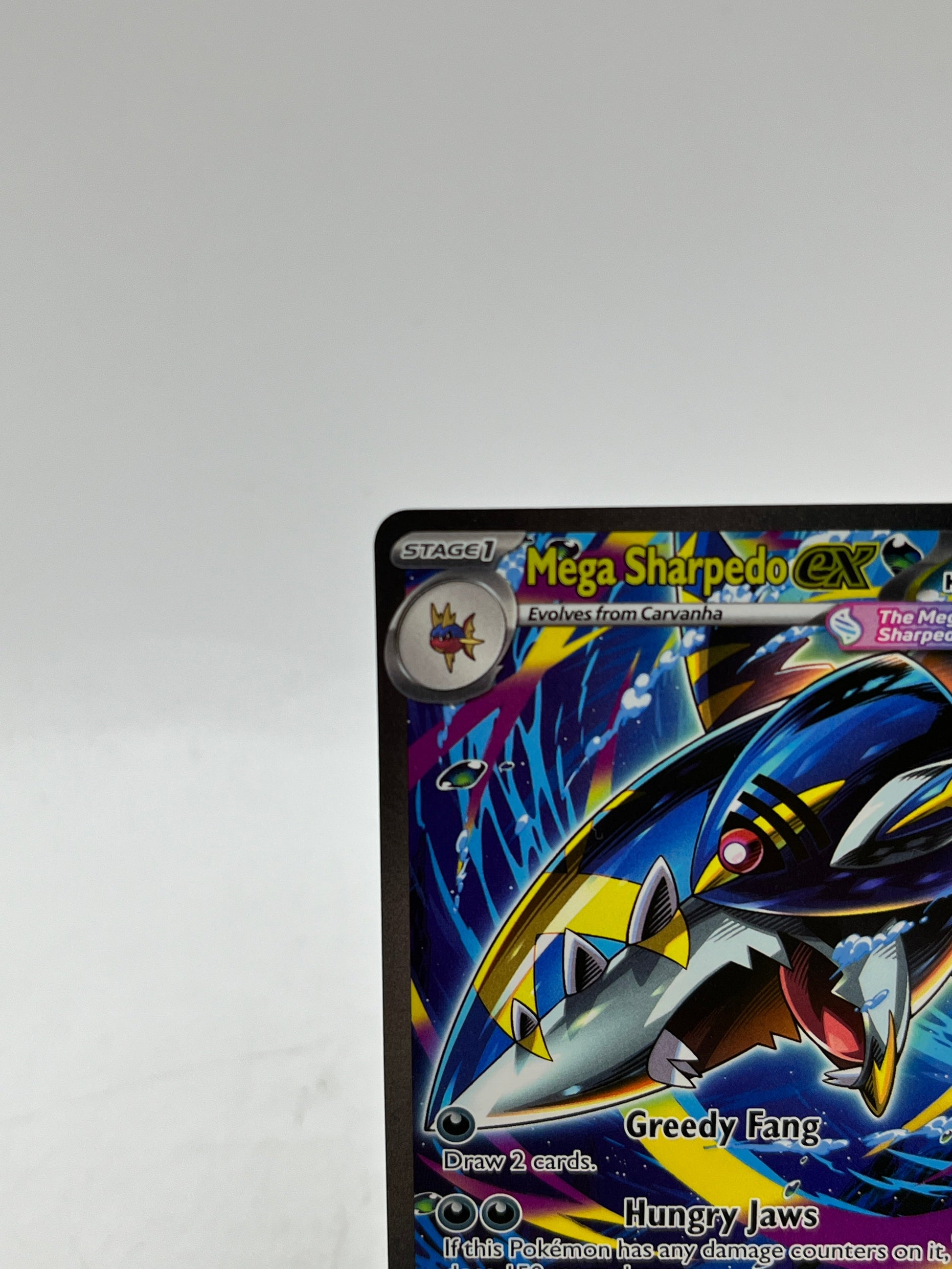 Pokémon - Mega Sharpedo EX 127/094 SIR - Phantasmal Flames FRENLY BRICKS - Open 7 Days