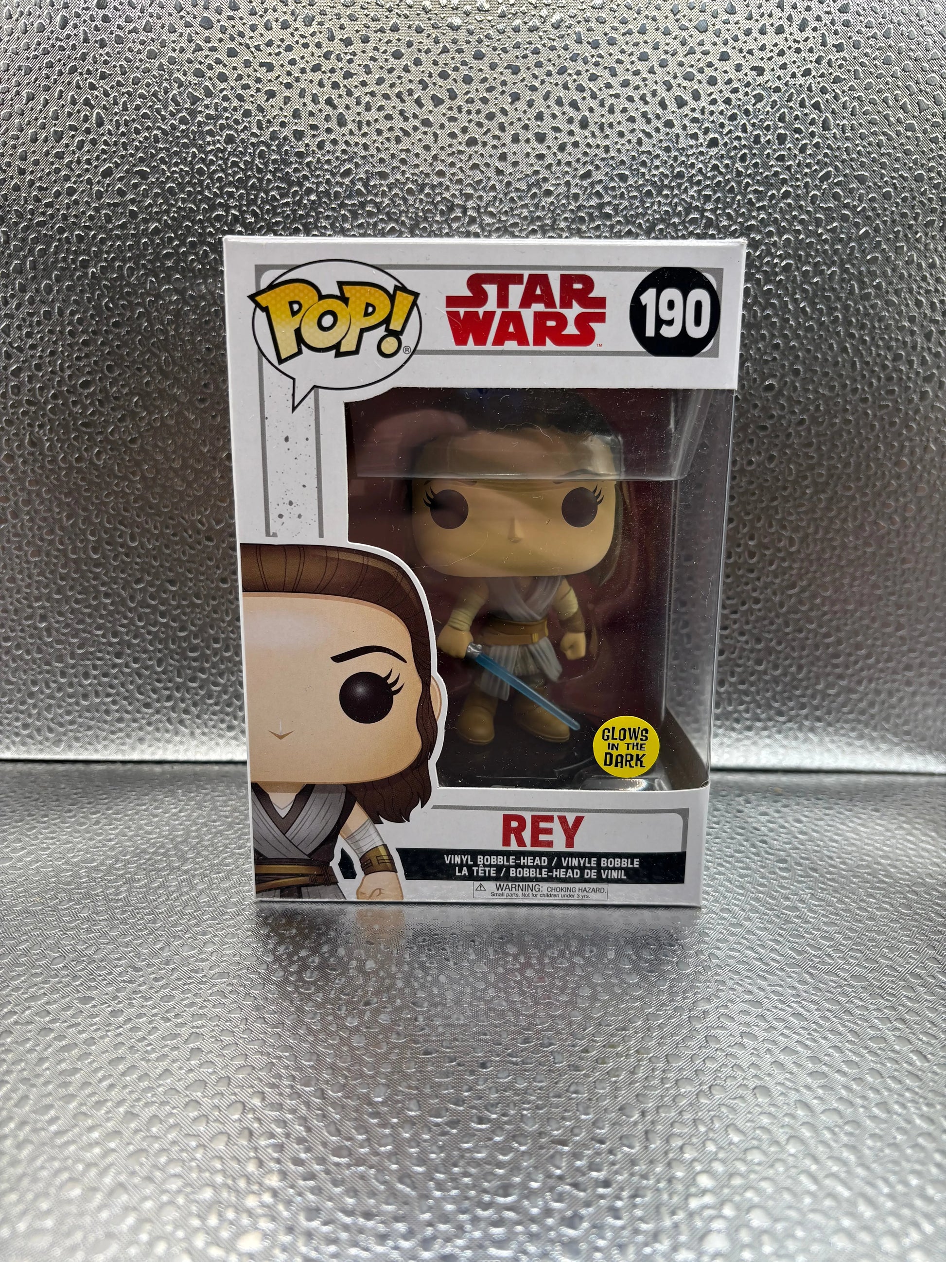 Funko Pop Vinyl #190 Star Wars Rey FRENLY BRICKS - Open 7 Days