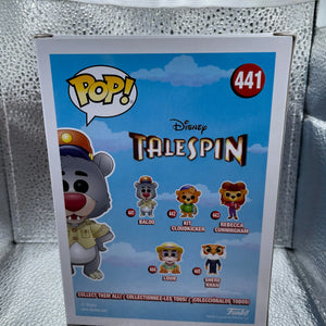 Funko Pop Baloo Flocked # 441 Talespin Disney Vinyl Figure Brand New FRENLY BRICKS - Open 7 Days