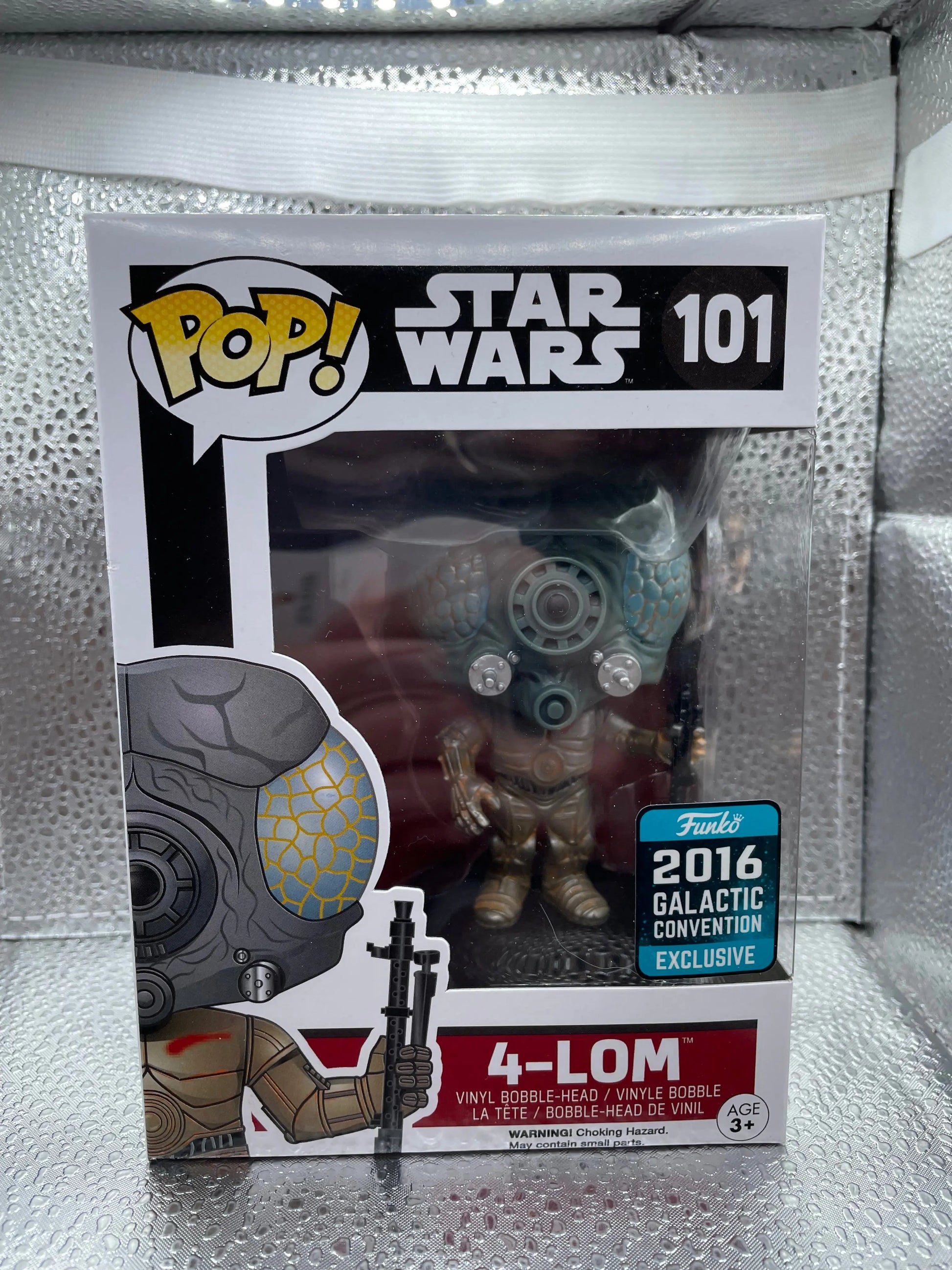 Pop Games Vinyl Figure - Star Wars - 4-Lom # 101 (2016 Galactic Conv Exclusive) FRENLY BRICKS - Open 7 Days